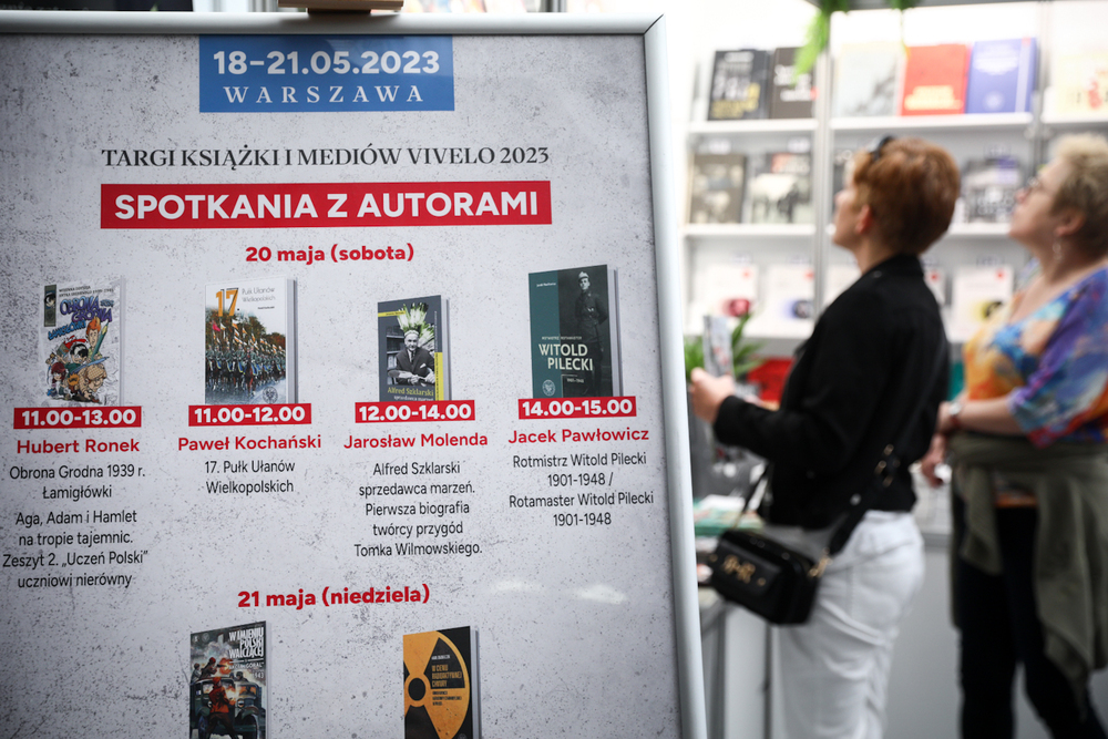 Instytut Pamięci Narodowej na Targach Książki i Mediów Vivelo 2023 – Warszawa, 18 maja 2023.  Fot. Sławek Kasper (IPN)