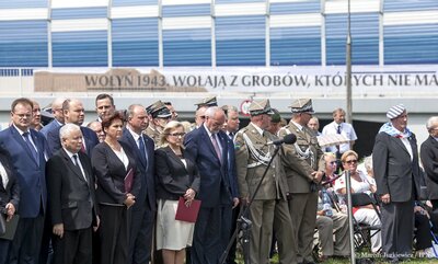 Uroczystości na Skwerze Wołyńskim w Warszawie – Warszawa, 11 lipca 2017. Fot. Marcin Jurkiewicz (IPN)
