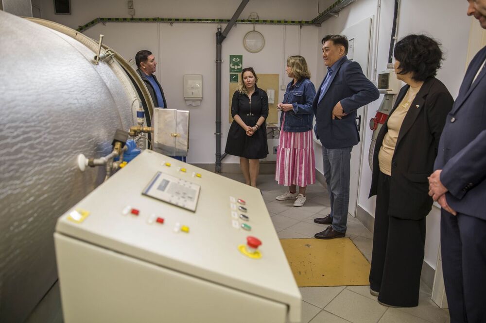 Wizyta delegacji z Kazachstanu w Archiwum IPN – Warszawa, 22 maja 2023. Fot. Katarzyna Adamów (IPN)