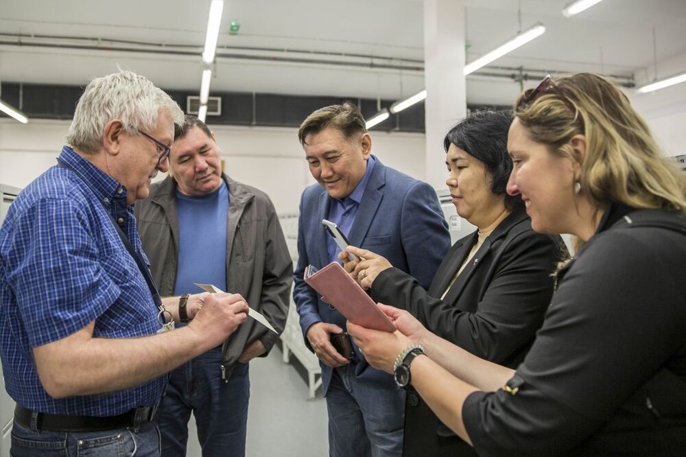 Wizyta delegacji z Kazachstanu w Archiwum IPN – Warszawa, 22 maja 2023. Fot. Katarzyna Adamów (IPN)