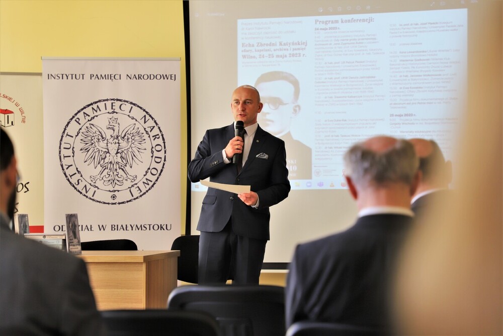 Konferencja naukowa „Echa Zbrodni Katyńskiej – ofiary, kapelani, archiwa i pamięć” – Wilno, 24–25 maja 2023. Fot. Natalia Krzywicka (IPN)