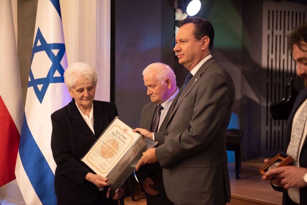 Uroczystość wręczenia medali „Sprawiedliwy wśród Narodów Świata” – Warszawa, 24 maja 2023. Fot. UdSKiOR