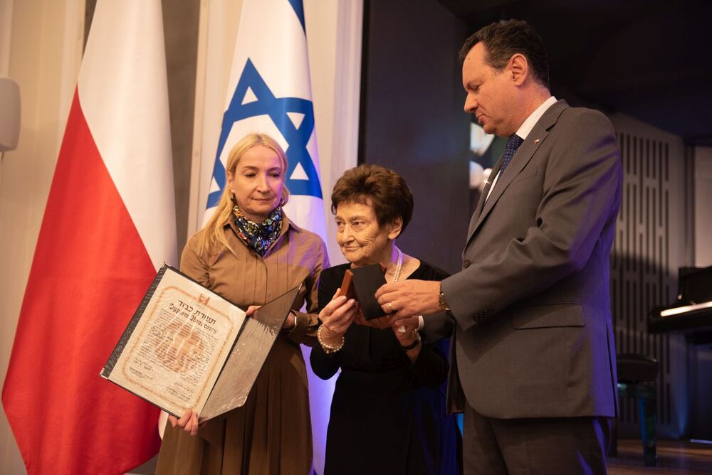 Uroczystość wręczenia medali „Sprawiedliwy wśród Narodów Świata” – Warszawa, 24 maja 2023. Fot. UdSKiOR