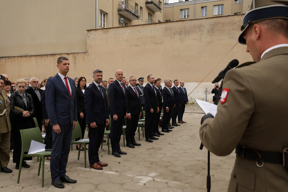 Obchody 75. rocznicy śmierci rtm. Witolda Pileckiego na Rakowieckiej – Warszawa, 25 maja 2023. Fot. Mikołaj Bujak (IPN)