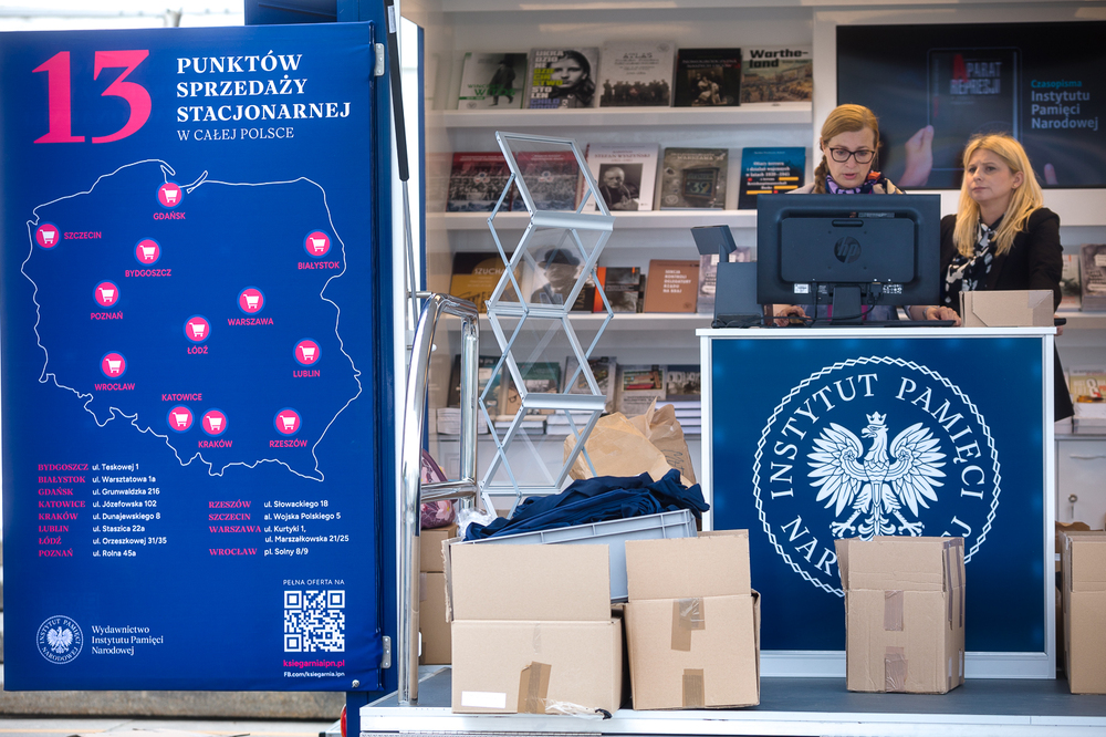 Wydawnictwo IPN na Międzynarodowych Targach Książki w Warszawie – 25–28 maja 2023. Fot. Sławek Kasper (IPN)