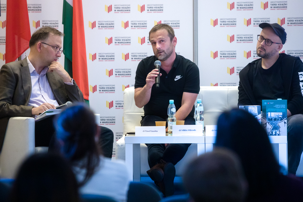 Dyskusja o książce „Zakazane kontakty. Współpraca opozycji polskiej i węgierskiej 1976–1989” – Warszawa, 26 maja 2023. Fot. Sławek Kasper (IPN)