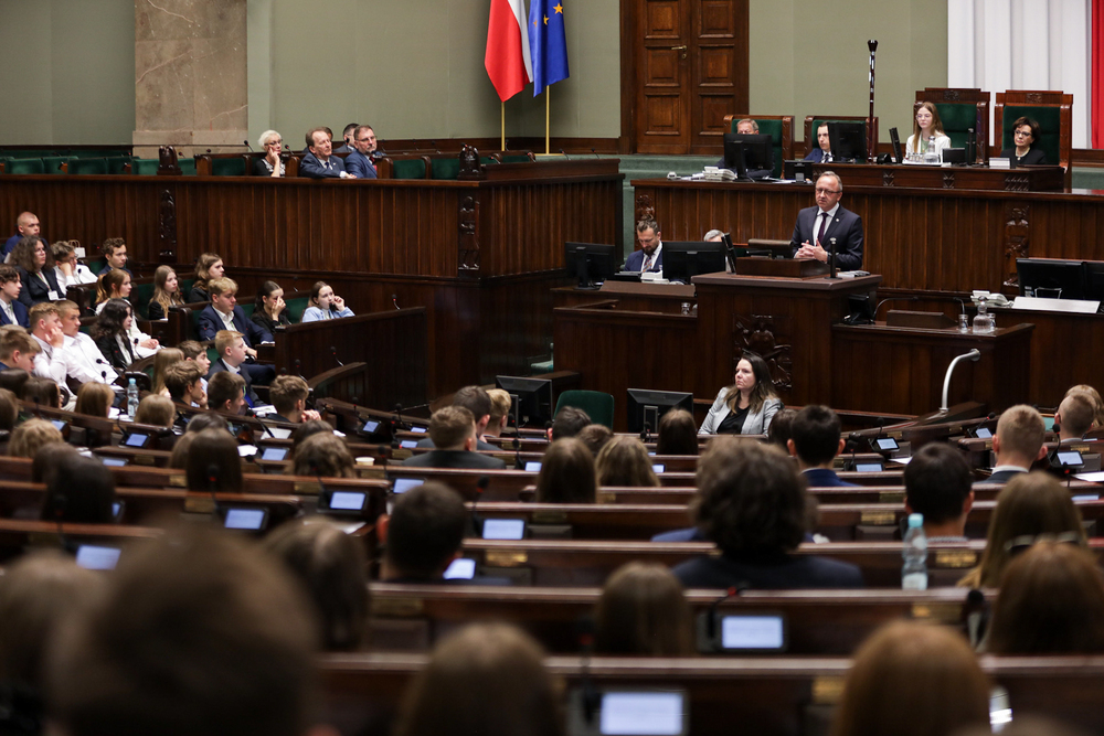 XXIX sesja Sejmu Dzieci i Młodzieży (SDiM) – Warszawa, 1 czerwca 2023. Fot. Mikołaj Bujak (IPN)