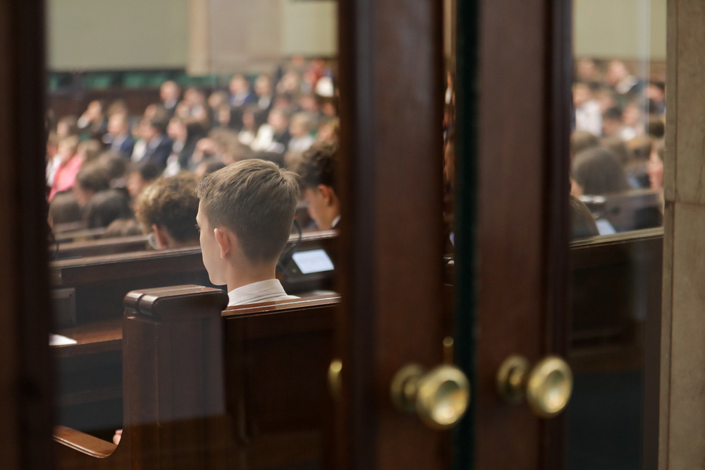 XXIX sesja Sejmu Dzieci i Młodzieży (SDiM) – Warszawa, 1 czerwca 2023. Fot. Mikołaj Bujak (IPN)