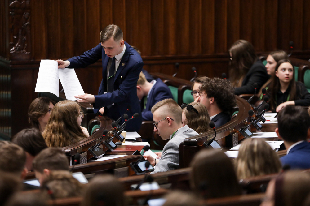 XXIX sesja Sejmu Dzieci i Młodzieży (SDiM) – Warszawa, 1 czerwca 2023. Fot. Mikołaj Bujak (IPN)