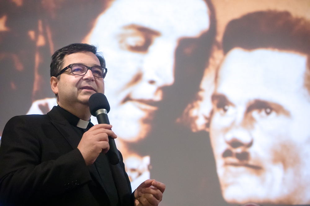 „Od Markowej do Watykanu” – rozmowa z dr. Mateuszem Szpytmą, badaczem historii rodziny Ulmów, zastępcą prezesa IPN – Warszawa, 1 czerwca 2023. Fot. Sławek Kasper (IPN)