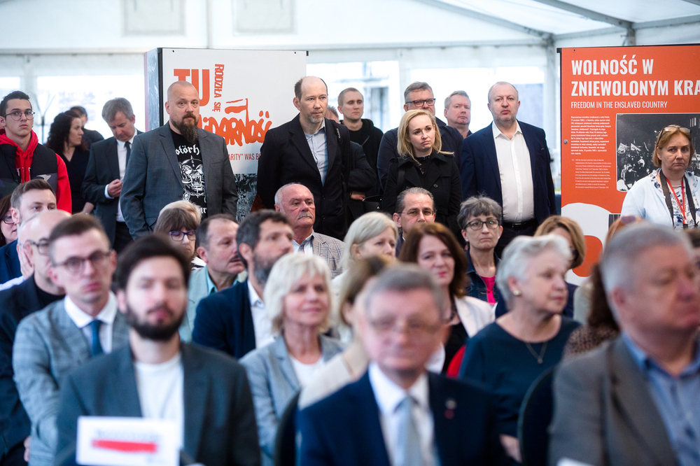 Uroczystość wręczenia Krzyży Wolności i Solidarności działaczom opozycji niepodległościowej z lat 1956–1989 – Warszawa, 2 czerwca 2023. Fot. Sławek Kasper (IPN)