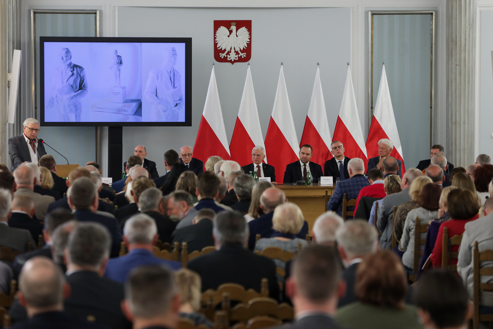 Spotkanie w Sejmie RP w 31. rocznicę odwołania rządu Jana Olszewskiego – Warszawa, 3 czerwca 2023. Fot. Mikołaj Bujak (IPN)