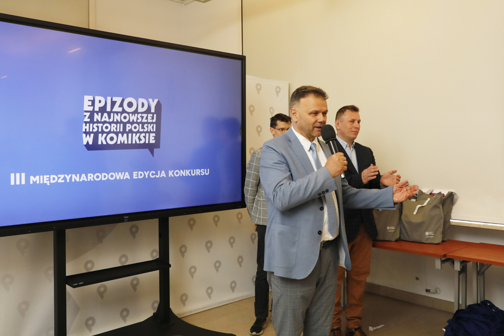 Gala konkursu „Epizody z najnowszej historii Polski w komiksie” – Warszawa, 2 czerwca 2023. Fot. Piotr Życieński (IPN)