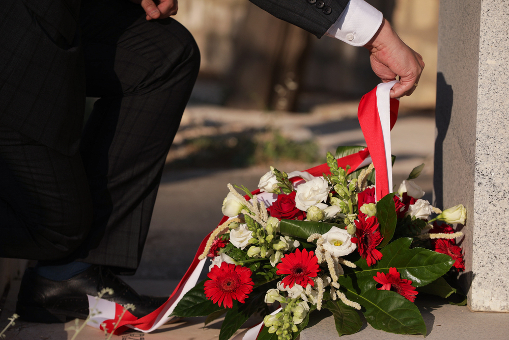 Wizyta delegacji IPN na Cmentarzu Katolickim na Syjonie – Jerozolima, 6 czerwca 2023. Fot. Mikołaj Bujak (IPN)