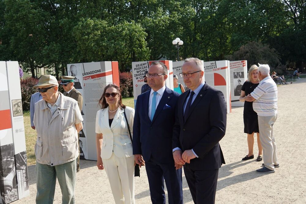 Otwarcie wystawy IPN „Gospodarka III Rzeszy” w Szczecinie – 9 czerwca 2023. Fot. M. Łatacz