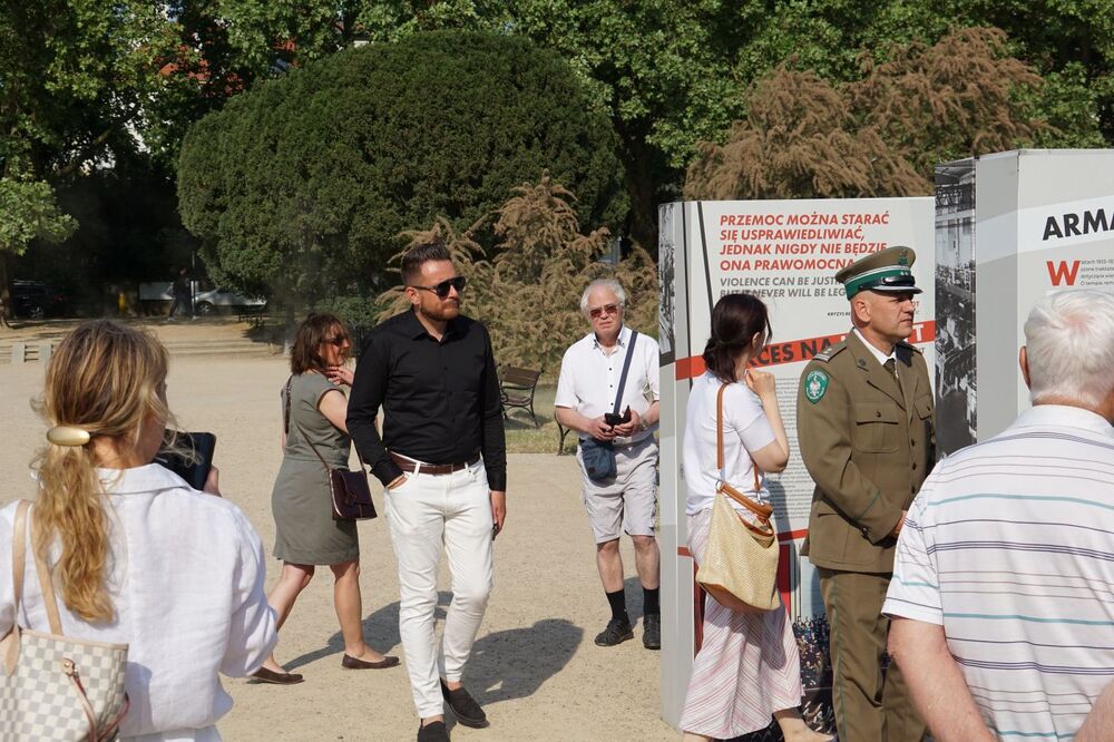 Otwarcie wystawy IPN „Gospodarka III Rzeszy” w Szczecinie – 9 czerwca 2023. Fot. M. Łatacz