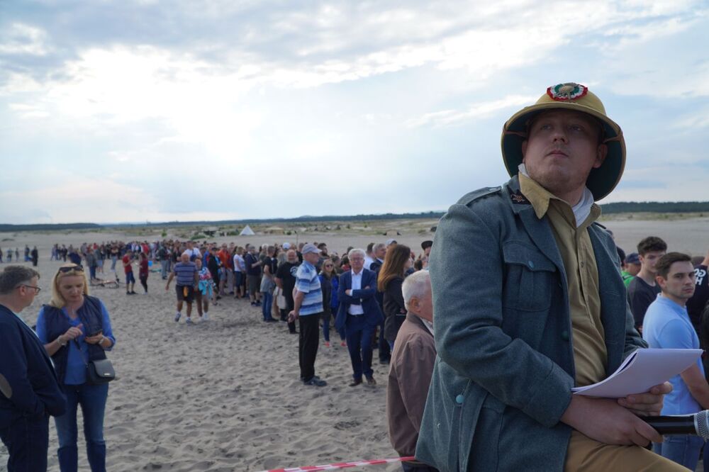 „Szlaki Nadziei. Odyseja Wolności. Tobruk 1941”. Przystanek Żywej Historii na Pustyni Błędowskiej – 9–11 czerwca 2023. Fot. Żaneta Wierzgacz (IPN)