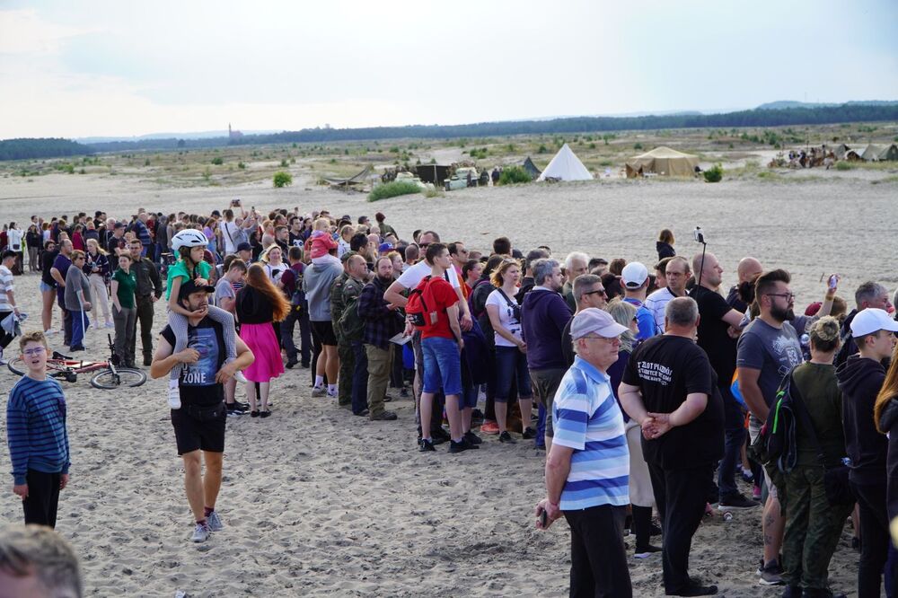 „Szlaki Nadziei. Odyseja Wolności. Tobruk 1941”. Przystanek Żywej Historii na Pustyni Błędowskiej – 9–11 czerwca 2023. Fot. Żaneta Wierzgacz (IPN)