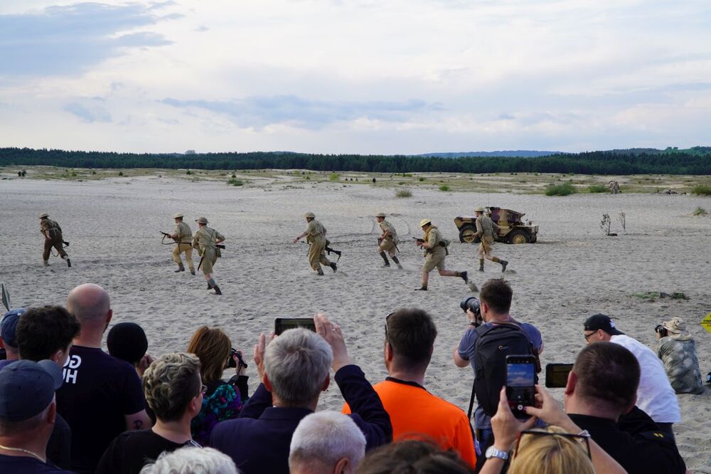 „Szlaki Nadziei. Odyseja Wolności. Tobruk 1941”. Przystanek Żywej Historii na Pustyni Błędowskiej – 9–11 czerwca 2023. Fot. Żaneta Wierzgacz (IPN)