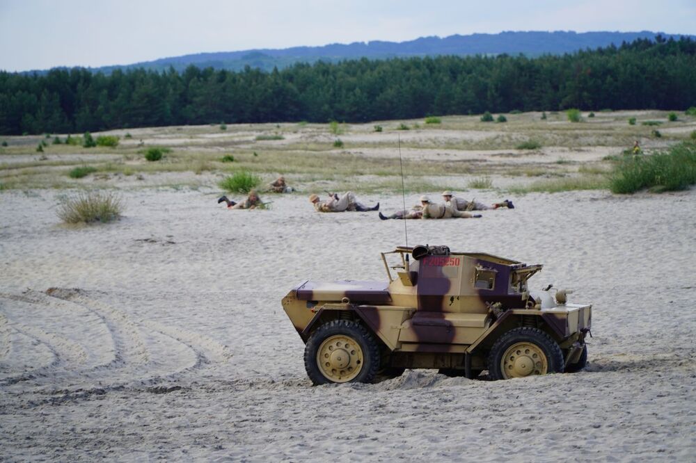„Szlaki Nadziei. Odyseja Wolności. Tobruk 1941”. Przystanek Żywej Historii na Pustyni Błędowskiej – 9–11 czerwca 2023. Fot. Żaneta Wierzgacz (IPN)