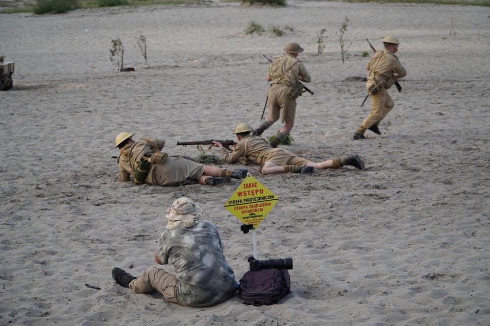 „Szlaki Nadziei. Odyseja Wolności. Tobruk 1941”. Przystanek Żywej Historii na Pustyni Błędowskiej – 9–11 czerwca 2023. Fot. Żaneta Wierzgacz (IPN)