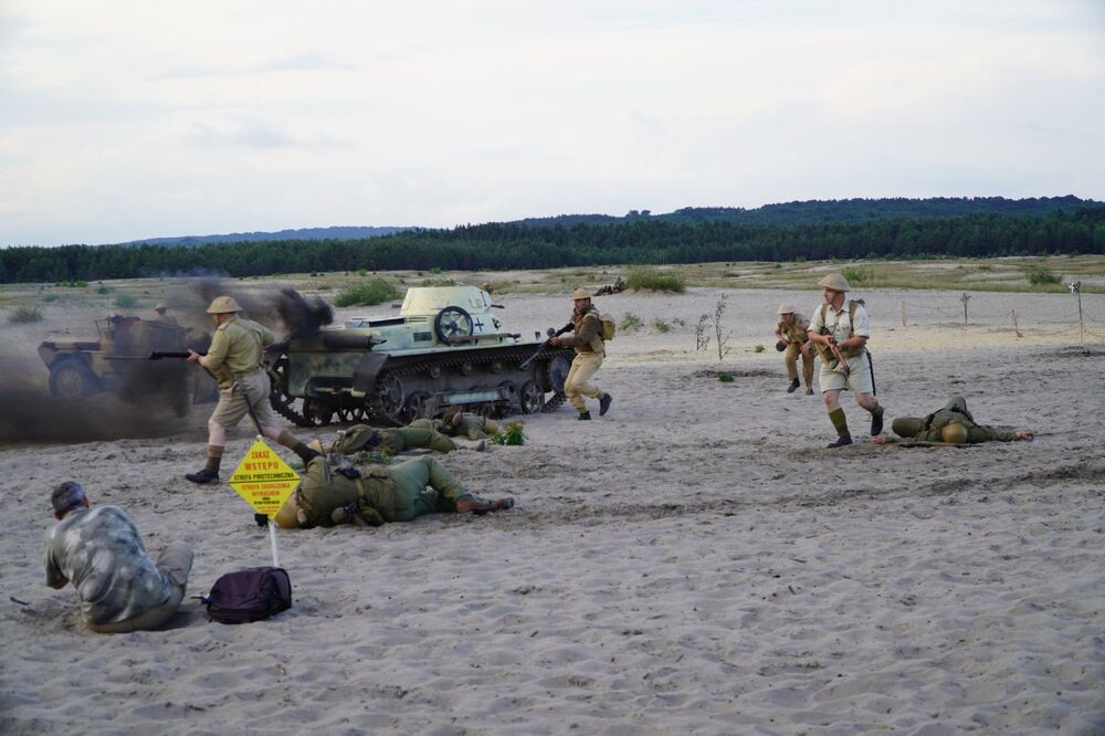 „Szlaki Nadziei. Odyseja Wolności. Tobruk 1941”. Przystanek Żywej Historii na Pustyni Błędowskiej – 9–11 czerwca 2023. Fot. Żaneta Wierzgacz (IPN)