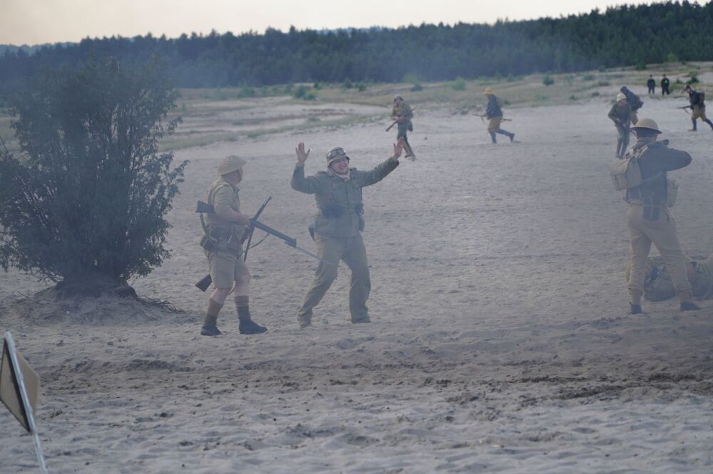 „Szlaki Nadziei. Odyseja Wolności. Tobruk 1941”. Przystanek Żywej Historii na Pustyni Błędowskiej – 9–11 czerwca 2023. Fot. Żaneta Wierzgacz (IPN)