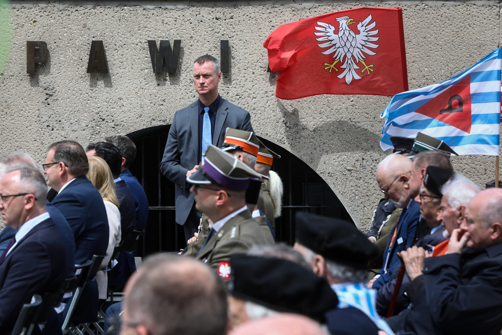 Obchody Narodowego Dnia Pamięci Ofiar Niemieckich Nazistowskich Obozów Koncentracyjnych i Obozów Zagłady – Warszawa, 14 czerwca 2023. Fot. Sławek Kasper (IPN)