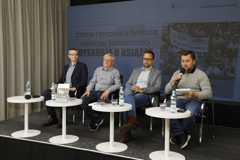 Dyskusja wokół książki Andrzeja W. Kaczorowskiego „»Zielona« Solidarność 1980–1989 (szkice z dziejów)” – Warszawa, 13 czerwca 2023. Fot. Piotr Życieński (IPN)