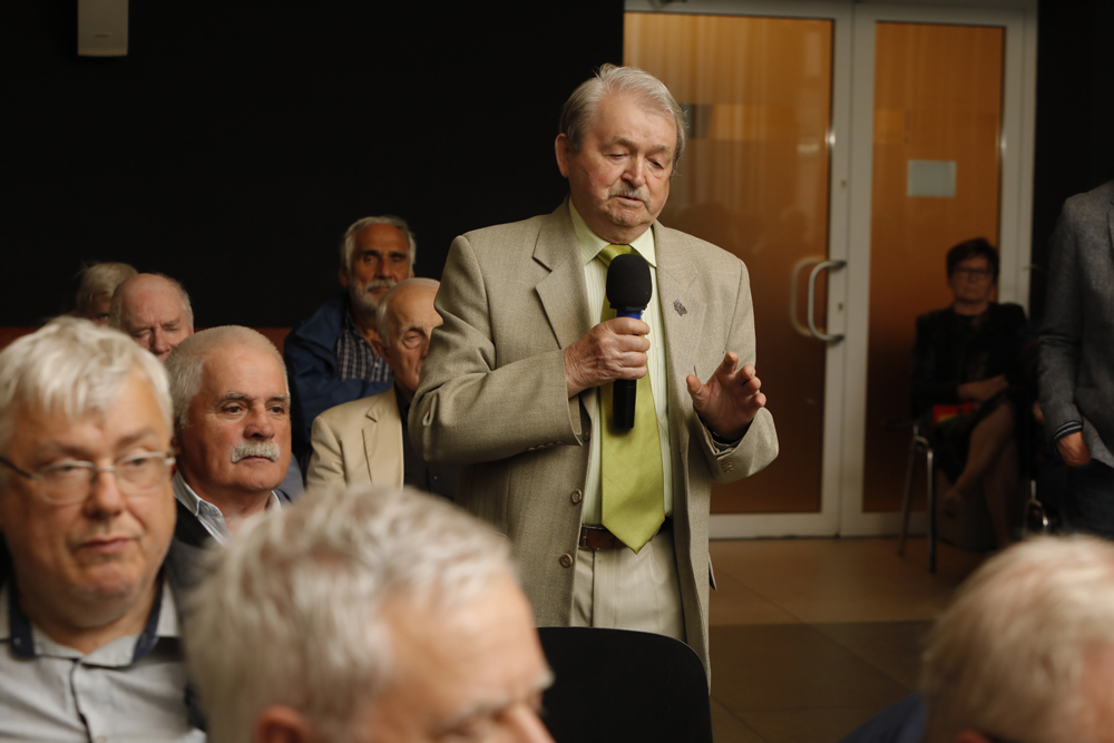 Dyskusja wokół książki Andrzeja W. Kaczorowskiego „»Zielona« Solidarność 1980–1989 (szkice z dziejów)” – Warszawa, 13 czerwca 2023. Fot. Piotr Życieński (IPN)