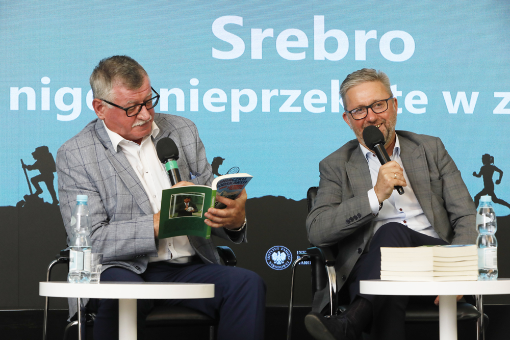 Spotkanie „Srebro nigdy nie przekute w złoto” z cyklu „Tytani sportu” – Warszawa, 19 czerwca 2023. Fot. Piotr Życieński (IPN)