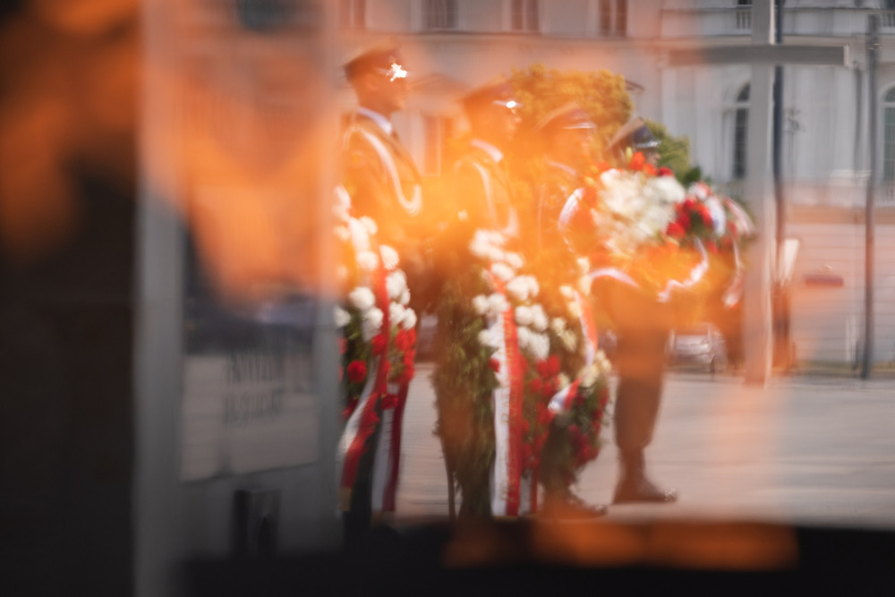 Obchody Narodowego Dnia Powstań Śląskich przy Grobie Nieznanego Żołnierza – Warszawa, 20 czerwca 2023. Fot. Mikołaj Bujak (IPN)