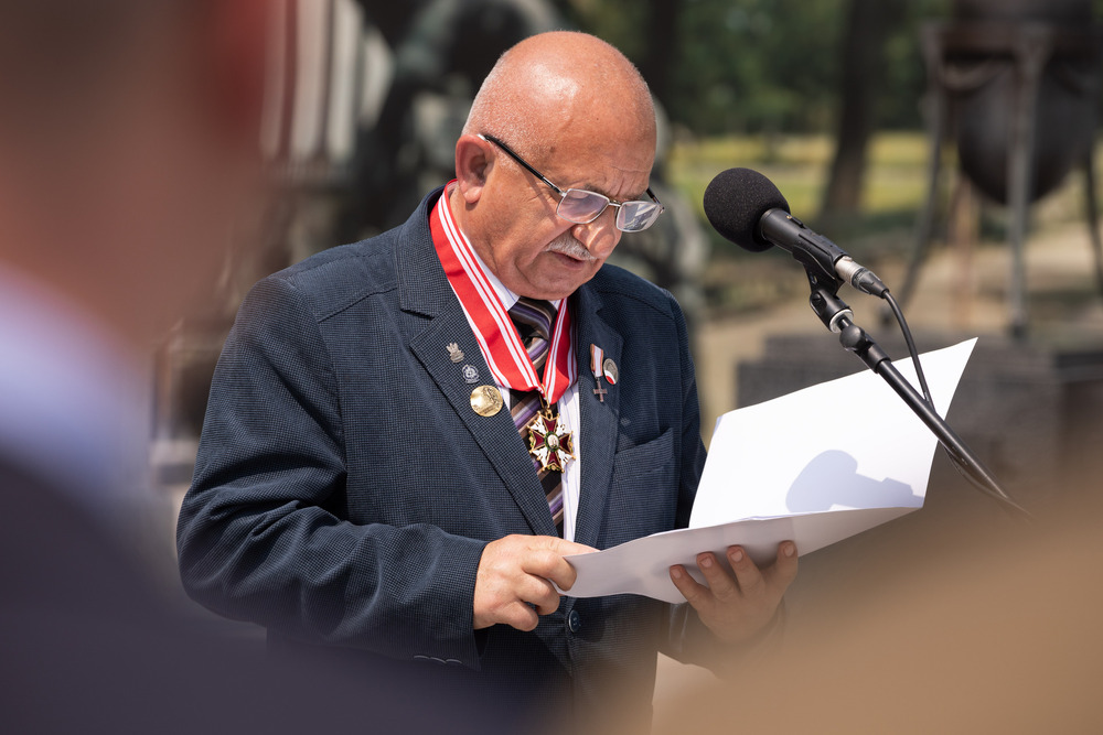 Adam Kowalczyk, prezes Stowarzyszenia Polskich Chrześcijańskich Demokratów – Warszawa, 20 czerwca 2023. Fot. Mikołaj Bujak (IPN)