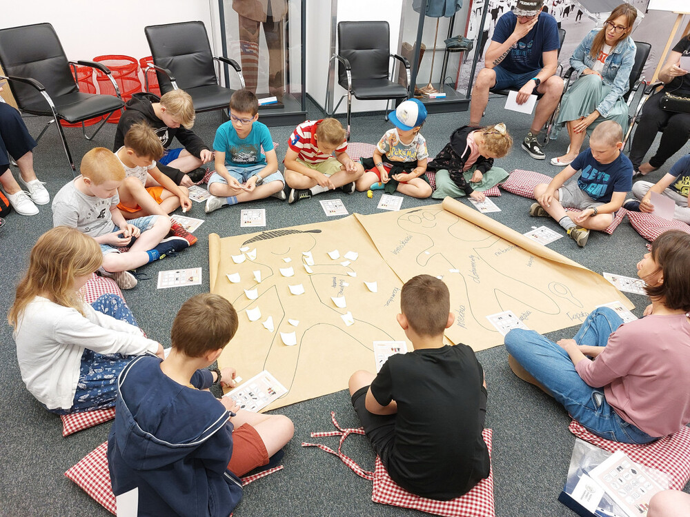 Warsztaty „Czy historyk może być detektywem?” w ramach cyklu „Rodzinna sobota”– Warszawa, 17 czerwca 2023. Fot. IPN