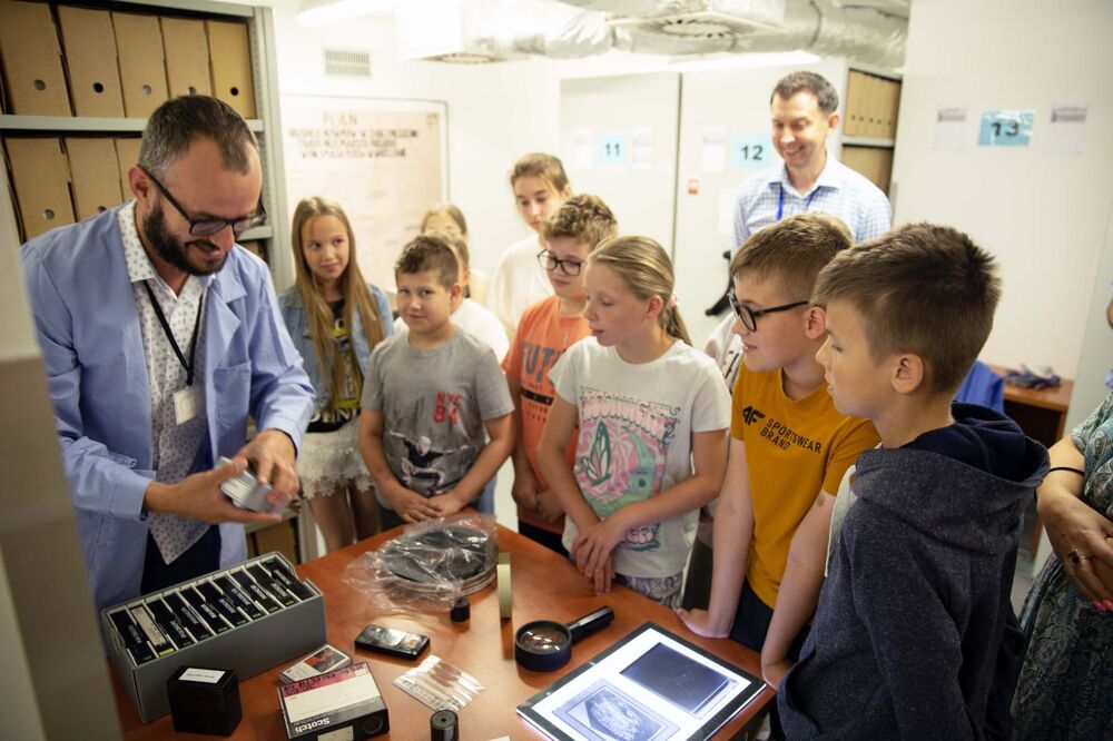 Wizyta uczniów w Archiwum IPN – Warszawa, 20 czerwca 2023. Fot. Paweł Zielony (IPN)