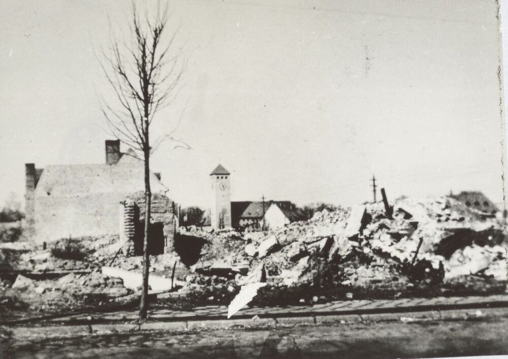 Zniszczone Szczytno, 1945 r. Fot. ze zbiorów Instytutu Północnego im. Wojciecha Kętrzyńskiego w Olsztynie