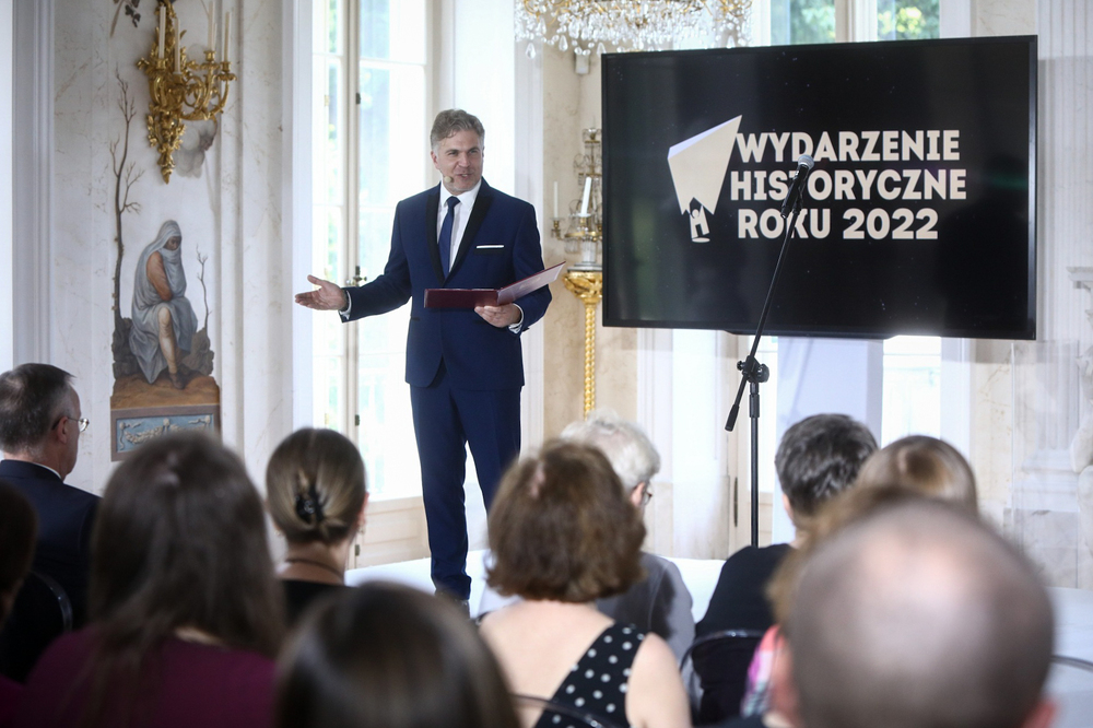 Gala wręczenia nagród w 16. edycji plebiscytu „Wydarzenie Historyczne Roku 2022” – Warszawa, 22 czerwca 2023. Fot. Sławek Kasper (IPN)