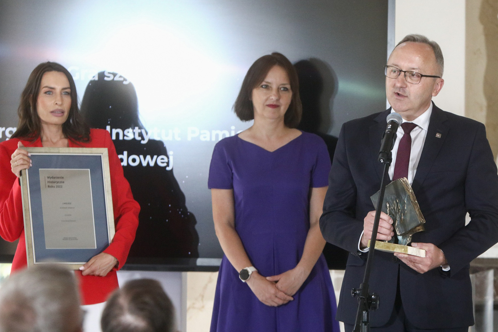 Gala wręczenia nagród w 16. edycji plebiscytu „Wydarzenie Historyczne Roku 2022” – Warszawa, 22 czerwca 2023. Fot. Sławek Kasper (IPN)