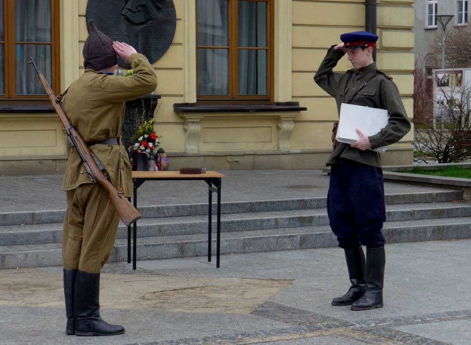 Zdjęcie do pracy konkursowej „Żołnierze w służbie historii”. Fot. Krzysztof Tekiel