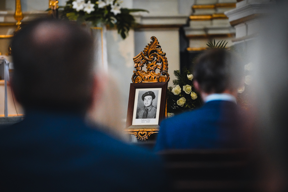 Uroczystości pogrzebowe Tadeusza Bejta – Warszawa, 28 czerwca 2023. Fot. Mateusz Niegowski (IPN)