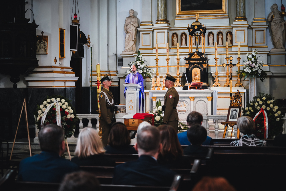 Uroczystości pogrzebowe Tadeusza Bejta – Warszawa, 28 czerwca 2023. Fot. Mateusz Niegowski (IPN)