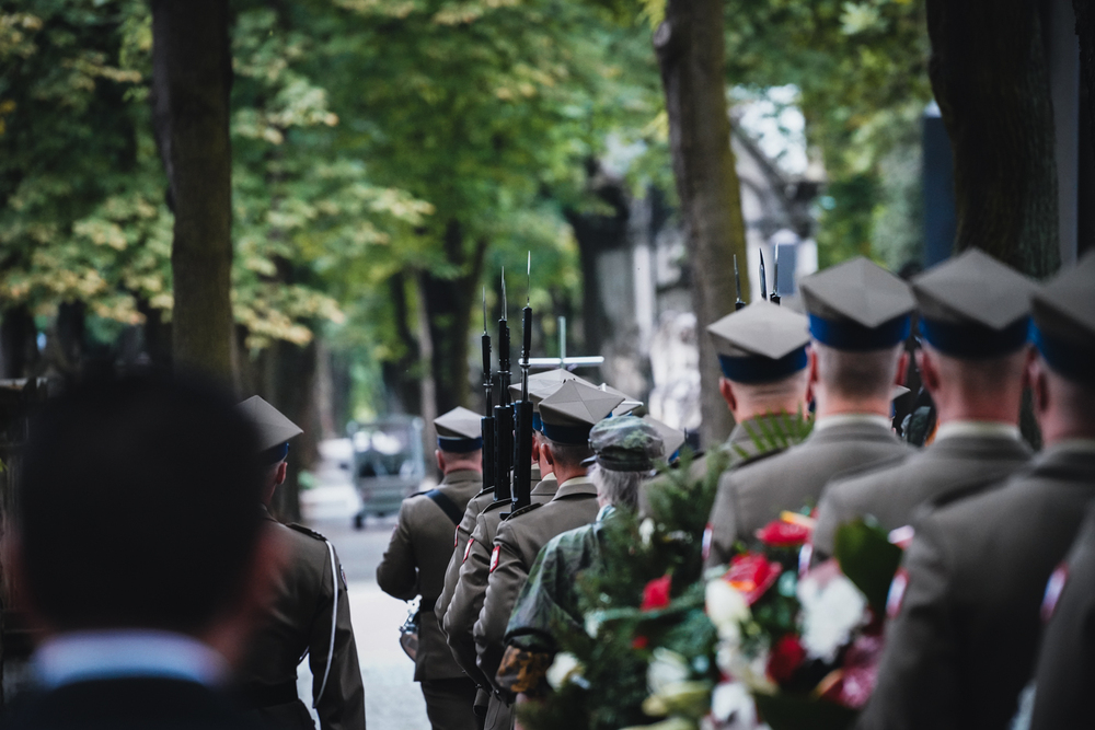 Uroczystości pogrzebowe Tadeusza Bejta – Warszawa, 28 czerwca 2023. Fot. Mateusz Niegowski (IPN)