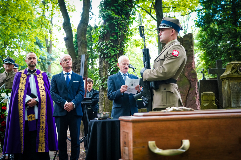 Uroczystości pogrzebowe Tadeusza Bejta – Warszawa, 28 czerwca 2023. Fot. Mateusz Niegowski (IPN)