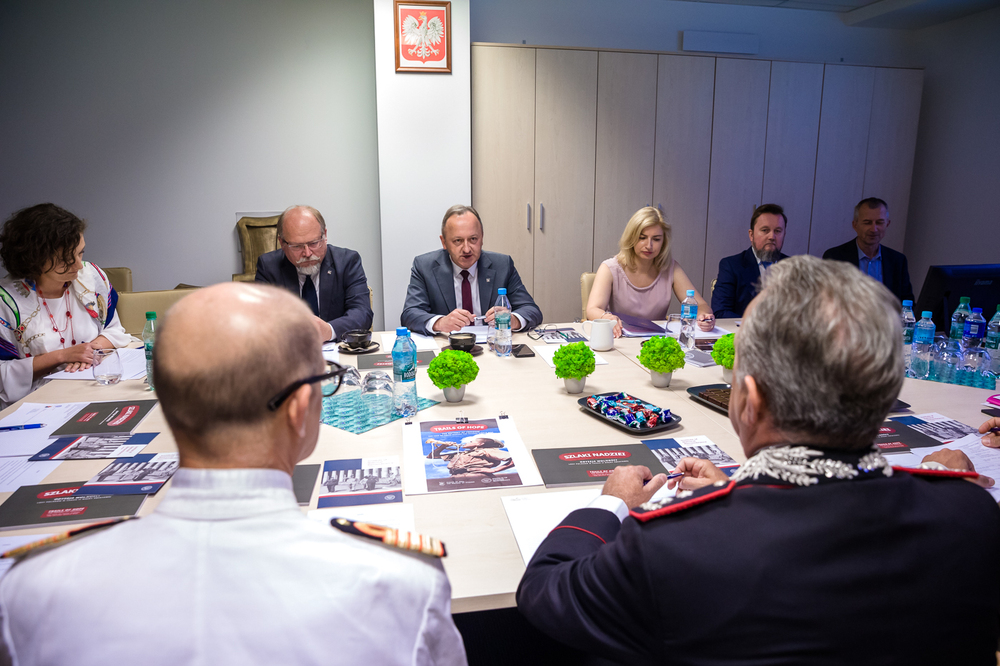 Przedstawiciele Onorcaduti w Instytucie Pamięci Narodowej – Warszawa, 4 lipca 2023. Fot. Sławek Kasper (IPN)