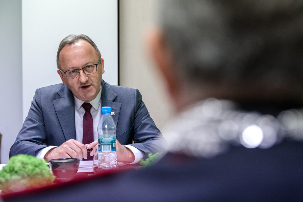 Przedstawiciele Onorcaduti w Instytucie Pamięci Narodowej – Warszawa, 4 lipca 2023. Fot. Sławek Kasper (IPN)