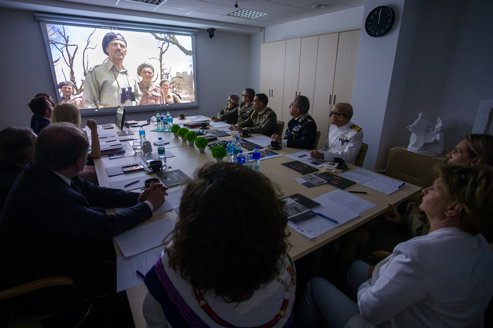 Przedstawiciele Onorcaduti w Instytucie Pamięci Narodowej – Warszawa, 4 lipca 2023. Fot. Sławek Kasper (IPN)