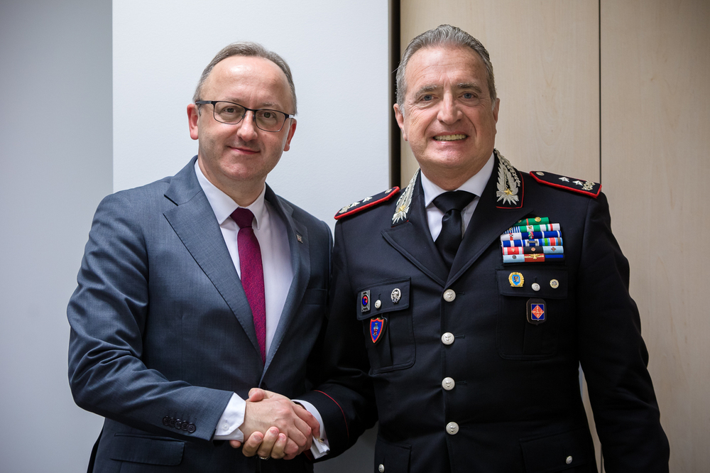 Przedstawiciele Onorcaduti w Instytucie Pamięci Narodowej – Warszawa, 4 lipca 2023. Fot. Sławek Kasper (IPN)