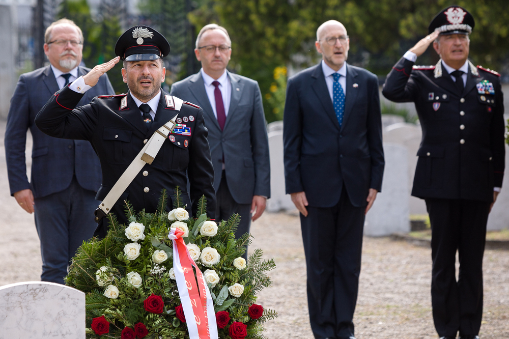 Przedstawiciele Onorcaduti w Instytucie Pamięci Narodowej – Warszawa, 4 lipca 2023. Fot. Sławek Kasper (IPN)