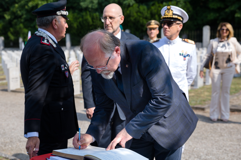 Przedstawiciele Onorcaduti w Instytucie Pamięci Narodowej – Warszawa, 4 lipca 2023. Fot. Sławek Kasper (IPN)