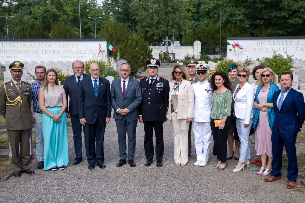 Przedstawiciele Onorcaduti w Instytucie Pamięci Narodowej – Warszawa, 4 lipca 2023. Fot. Sławek Kasper (IPN)